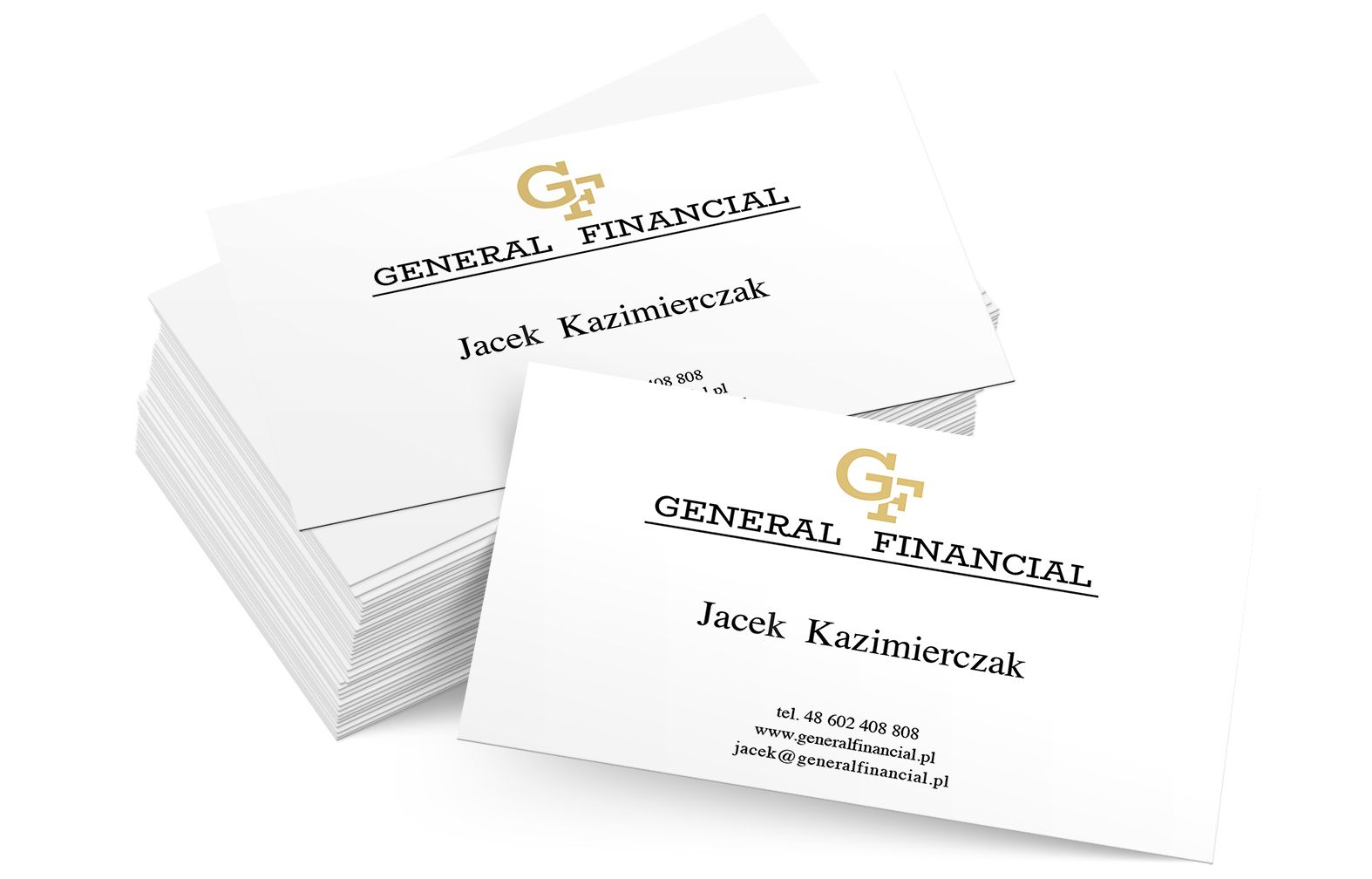 General Financial — strona WWW i identyfikacja wizualna